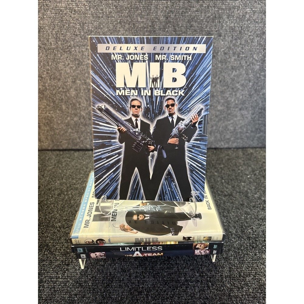 Lot of 4 DVDs~The A-Team~Limitless~MIB~MIB II